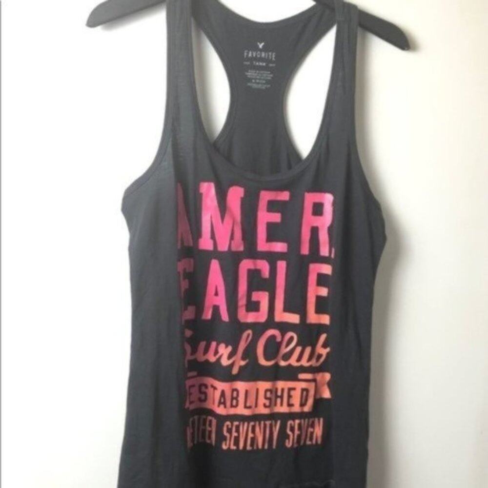 American Eagle Racerback Graphic Tank Size S